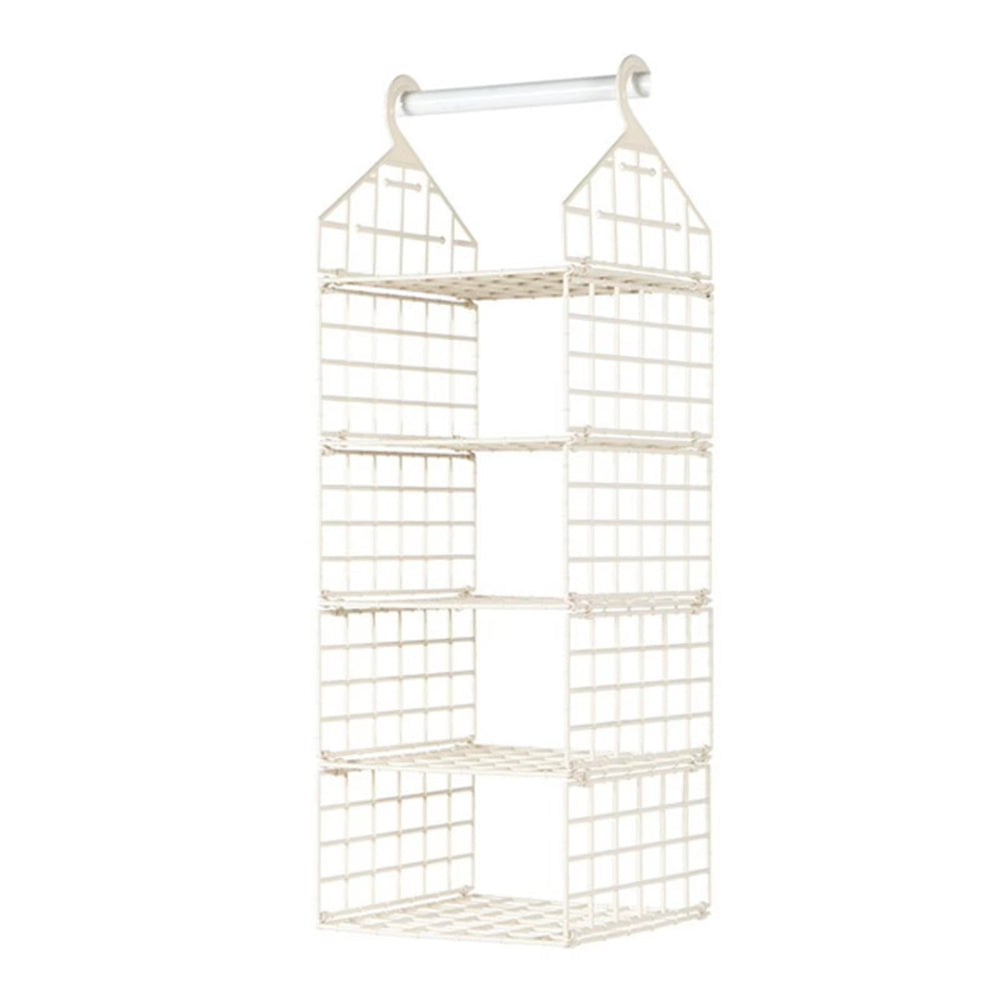 ClosetMax™ Foldable Hanging Organizer – Multi-Tier Space Saver for Pajamas, Coats, Sweaters & More