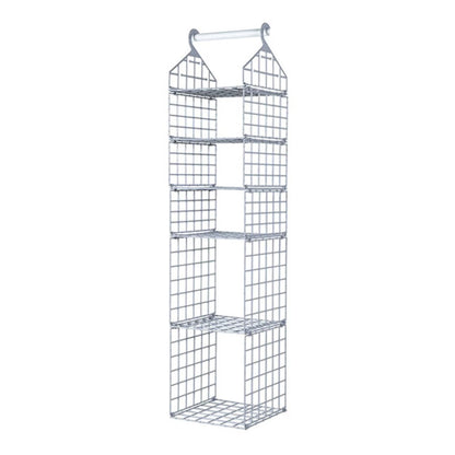 ClosetMax™ Foldable Hanging Organizer – Multi-Tier Space Saver for Pajamas, Coats, Sweaters & More