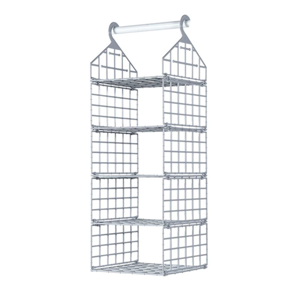 ClosetMax™ Foldable Hanging Organizer – Multi-Tier Space Saver for Pajamas, Coats, Sweaters & More