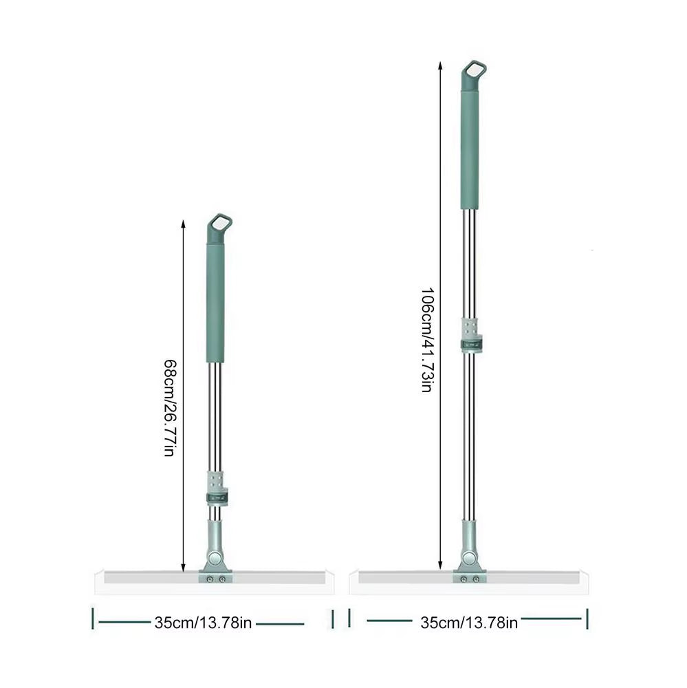 FlexSweep™ Silicone Scraper Broom – Deep Clean Made Effortless