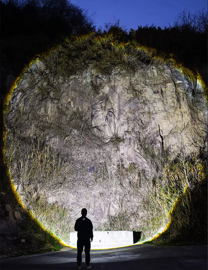 Rechargeable Zoomable LED Flashlight