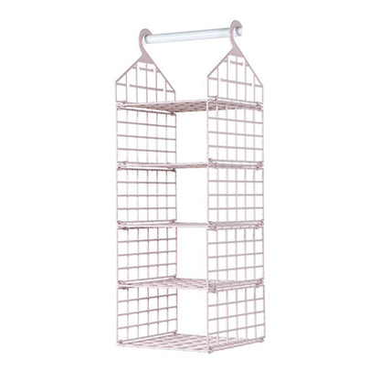 ClosetMax™ Foldable Hanging Organizer – Multi-Tier Space Saver for Pajamas, Coats, Sweaters & More