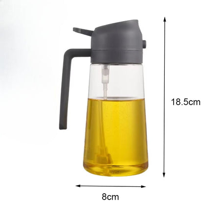 Mistify™ 500ml Olive Oil Spray Bottle – Precision Oil Dispenser for Cooking, Grilling & Baking