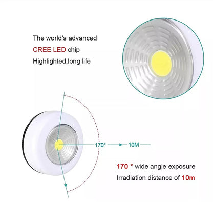 Battery-Powered Stick-On Lamps